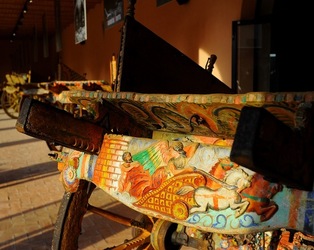 MUSEO DEL CARRETTO SICILIANO D Aumale. Fotografie di Giulio Azzarello &copy;2018.