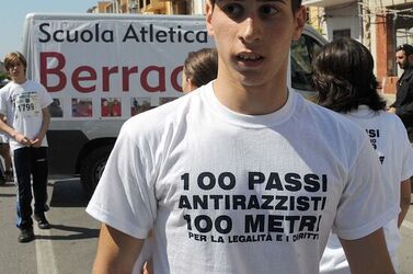 PEPPINO IMPASTATO e il suo mito. Fotografie di Giulio Azzarello ©2014.