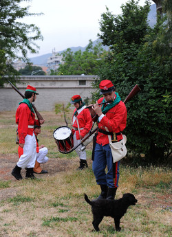 LA BATTAGLIA DI PONTE AMMIRAGLIO a Palermo lo sbarco dei mille . Fotografie di Giulio Azzarello &copy;2014.