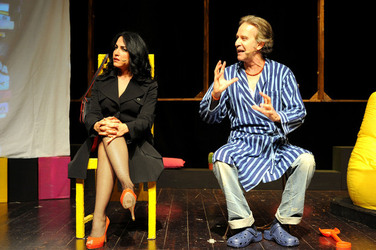 IL CABARET di Moschella Mul&egrave; attori e registi siciliani italiani. Foto di Giulio Azzarello &copy;2014.