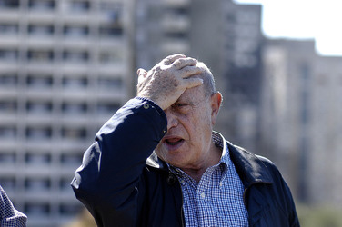 ARNALDO POMODORO artista scultore contemporaneo. Fotografie di Giulio Azzarello &copy;2014.