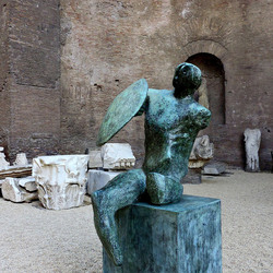 HENRY MOORE mostra a Roma Fotografie di Giulio Azzarello &copy;2016.