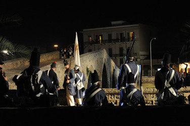 LA BATTAGLIA DI PONTE AMMIRAGLIO a Palermo lo sbarco dei mille . Fotografie di Giulio Azzarello &copy;2014.