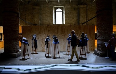 BIENNALE ARTE CONTEMPORANEA di Venezia Arsenale. Fotografie di Giulio Azzarello &copy;2020.