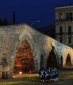 LA BATTAGLIA DI PONTE AMMIRAGLIO a Palermo lo sbarco dei mille . Fotografie di Giulio Azzarello &copy;2014.