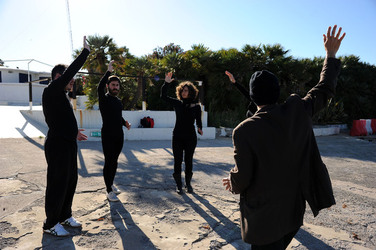 DARIO FERRARI E NINA LOMBARDINO attori italiani. Fotografie di Giulio Azzarello &copy;2014.