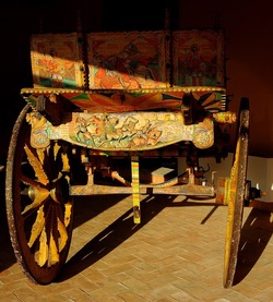 MUSEO DEL CARRETTO SICILIANO D Aumale. Fotografie di Giulio Azzarello &copy;2018.