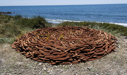 ARTE CONTEMPORANEA A PIRGI sito e riserva archeologica. Fotografie di Giulio Azzarello &copy;2014.