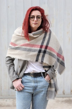 LUCREZIA artista modella attrice. Fotografie di Giulio Azzarello &copy;2018.