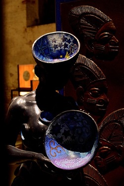 VENEZIA installazione nigeriana inizio Arsenale. Biennale Arch. Cont.. Fotografie di Giulio Azzarello &copy;2022.