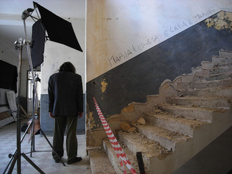 PASSO UNO un film di Miriam Rizzo con Mimmo Cuticchio. Fotografie di scena e set di Giulio Azzarello &copy;2014.