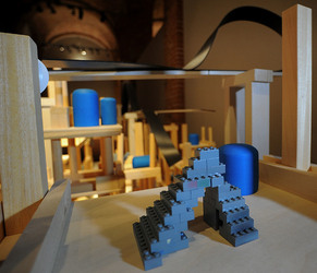 Mobile City installazione di Anne Clemence DeGrollee alla GAM di Palermo. Fotografie di Giulio Azzarello ©2017. Mobile City installazione di Anne Clemence DeGrollee alla GAM di Palermo. Fotografie di Giulio Azzarello ©2017.