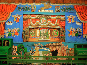 OPERA DEI PUPI dei maestri Mimmo e Nino Cuticchio. Fotografie di Giulio Azzarello &copy;2014.