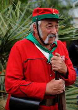 LA BATTAGLIA DI PONTE AMMIRAGLIO a Palermo lo sbarco dei mille . Fotografie di Giulio Azzarello &copy;2014.