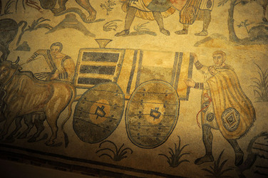 I MOSAICI della VILLA ROMANA DEL CASALE Piazza Armerina in Sicilia. Fotografie di Giulio Azzarello &copy;2014.