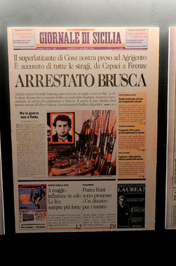 MUSEO DELLA MAFIA a Salemi. Fotografie di Giulio Azzarello 2014.