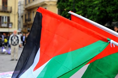 MANIFESTAZIONE per la pace in Palestina. Fotografie di Giulio Azzarello &copy;2018.