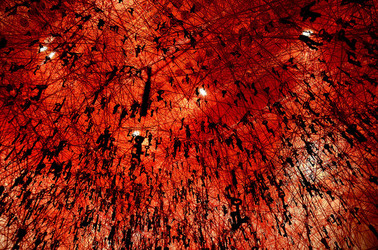 BIENNALE di VENEZIA padiglione giapponese. Foto di Giulio Azzarello &copy;2015 2016. Opera di Chiharu Shiota The KEY in the HAND .