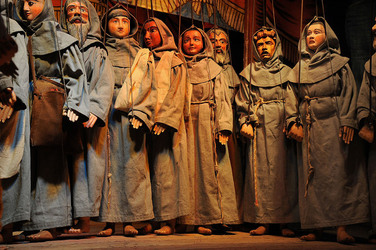 SAN FRANCESCO all Opera dei Pupi di Mimmo Cuticchio. Ogni momento fotografie di Giulio Azzarello &copy;2014.