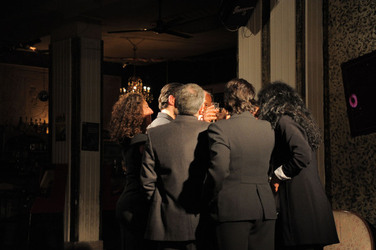 HAROLD PINTER drammaturgo inglese al teatro Candelai di Palermo. Fotografie di Giulio Azzarello ©2014. HAROLD PINTER drammaturgo inglese al teatro Candelai di Palermo. Fotografie di Giulio Azzarello ©2014.