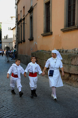SANTA ROSA a Viterbo. Fotografie di Giulio Azzarello &copy;2014.