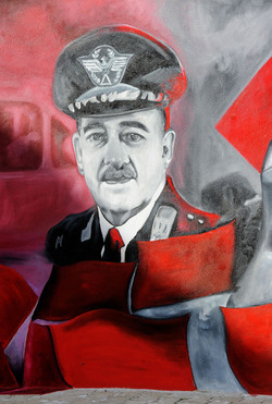 IL MURO DELL ANTIMAFIA e della legalit&agrave; a Partinico in Sicilia. Fotografie di Giulio Azzarello &copy;2014.