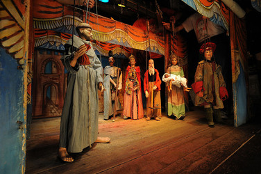 SAN FRANCESCO all Opera dei Pupi di Mimmo Cuticchio. Ogni momento fotografie di Giulio Azzarello &copy;2014.