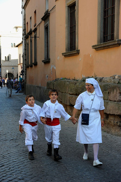 SANTA ROSA a Viterbo. Fotografie di Giulio Azzarello &copy;2014.