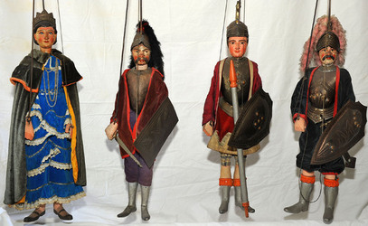 PUPI SICILIANI del 900 e dell 800. Collezione Cuticchio. Fotografie di Giulio Azzarello &copy;2014.