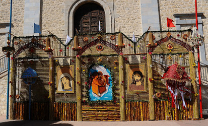 GLI ARCHI DI PASQUA a San Biagio Platani in Sicilia. Fotografie di Giulio Azzarello &copy;2014.