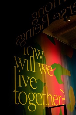 VENEZIA installazione nigeriana inizio Arsenale. Biennale Arch. Cont.. Fotografie di Giulio Azzarello &copy;2022.