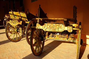 MUSEO DEL CARRETTO SICILIANO D Aumale. Fotografie di Giulio Azzarello &copy;2018.