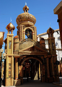 GLI ARCHI DI PASQUA a San Biagio Platani in Sicilia. Fotografie di Giulio Azzarello &copy;2014.