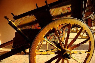 MUSEO DEL CARRETTO SICILIANO D Aumale. Fotografie di Giulio Azzarello &copy;2018.