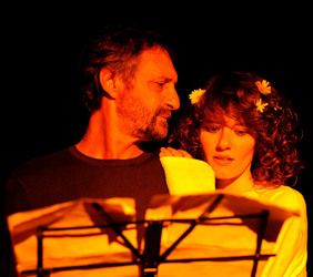 CLOCHARD uno spettacolo di e con Ludovico Caldarera. Fotografie di Giulio Azzarello &copy;2017.