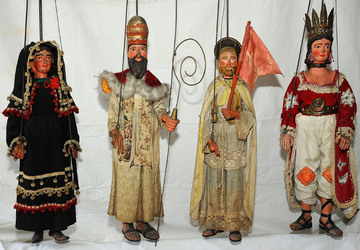 PUPI SICILIANI del 900 e dell 800. Collezione Cuticchio. Fotografie di Giulio Azzarello &copy;2014.