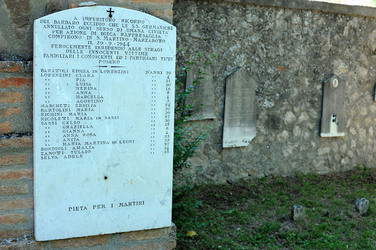 IL PARCO DELLA MEMORIA DI MONTESOLE Marzabotto . Fotografie di Giulio Azzarello &copy;2014.