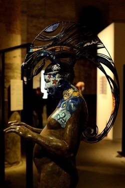 VENEZIA installazione nigeriana inizio Arsenale. Biennale Arch. Cont.. Fotografie di Giulio Azzarello &copy;2022.