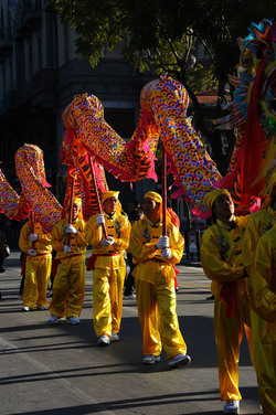 CAPODANNO CINESE panoramiche e particolari. Fotografie di Giulio Azzarello &copy;2014.