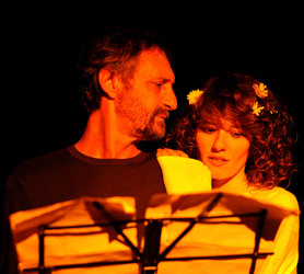 CLOCHARD uno spettacolo di e con Ludovico Caldarera. Fotografie di Giulio Azzarello &copy;2017.