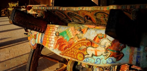 MUSEO DEL CARRETTO SICILIANO D Aumale. Fotografie di Giulio Azzarello &copy;2018.