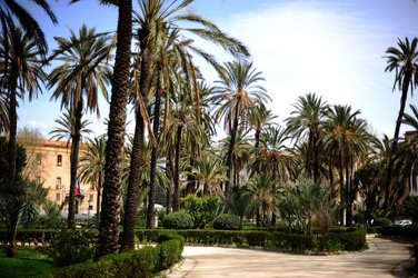 VILLA BONANNO a Palermo. Fotografie di Giulio Azzarello &copy;2016.