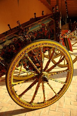 MUSEO DEL CARRETTO SICILIANO D Aumale. Fotografie di Giulio Azzarello &copy;2018.