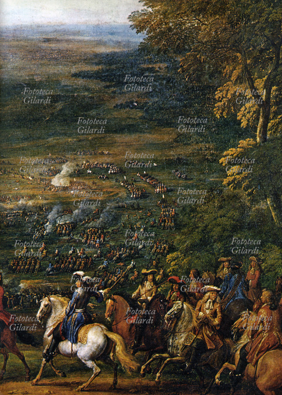 BATTAGLIA di Rocroi. Le truppe francesi al comando del Duca d\