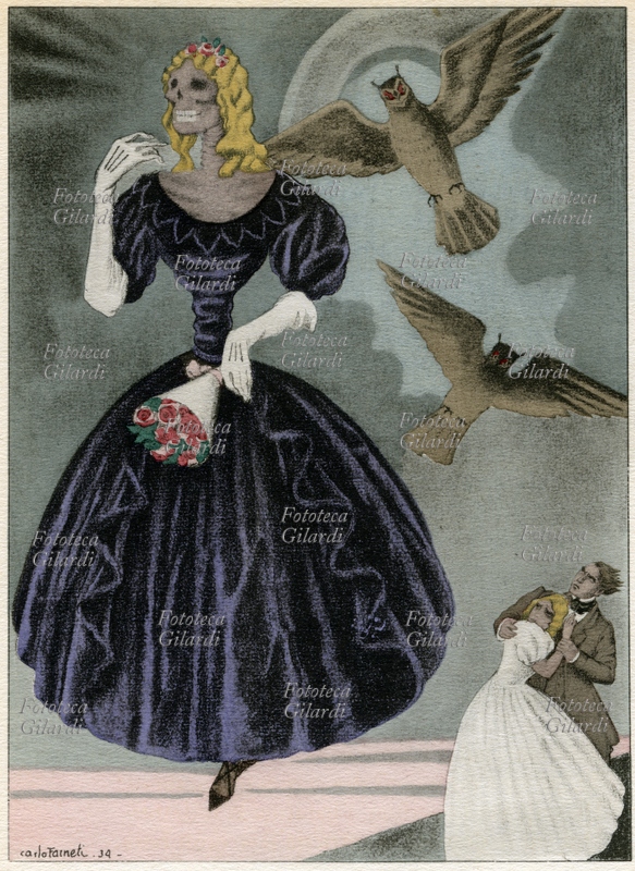 Charles BAUDELAIRE (9 aprile 1821 – 31 agosto 1867), illustrazione per la lirica \