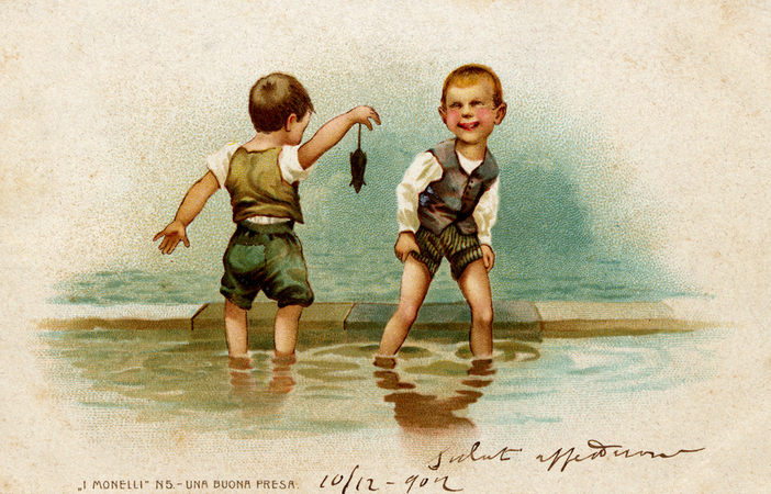 UNA BUONA PRESA DI UN MONELLO