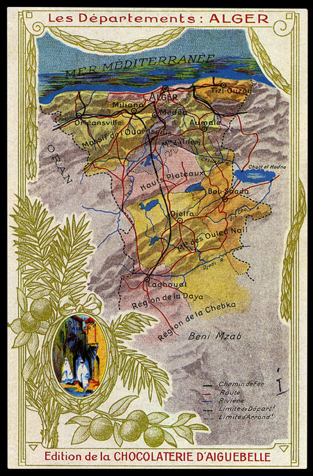 ALGERIA COLONIA FRANCESE IN FIGURINA