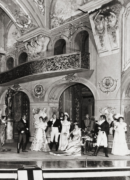 TEATRO USA RAPPRESENTAZIONE 1900