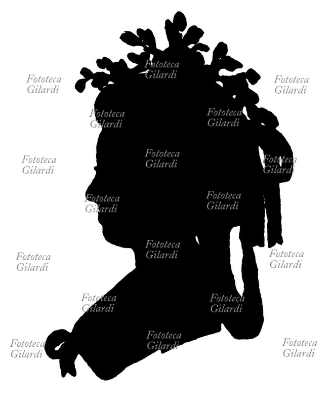 MOZART Susanna. Silhouette raffigurante il personaggio dell\
