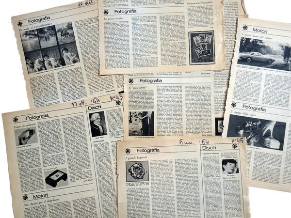 FOTOGRAFIA RUBRICA DI ANDO GILARDI 1964 FOTOGRAFIA RUBRICA DI ANDO GILARDI 1964